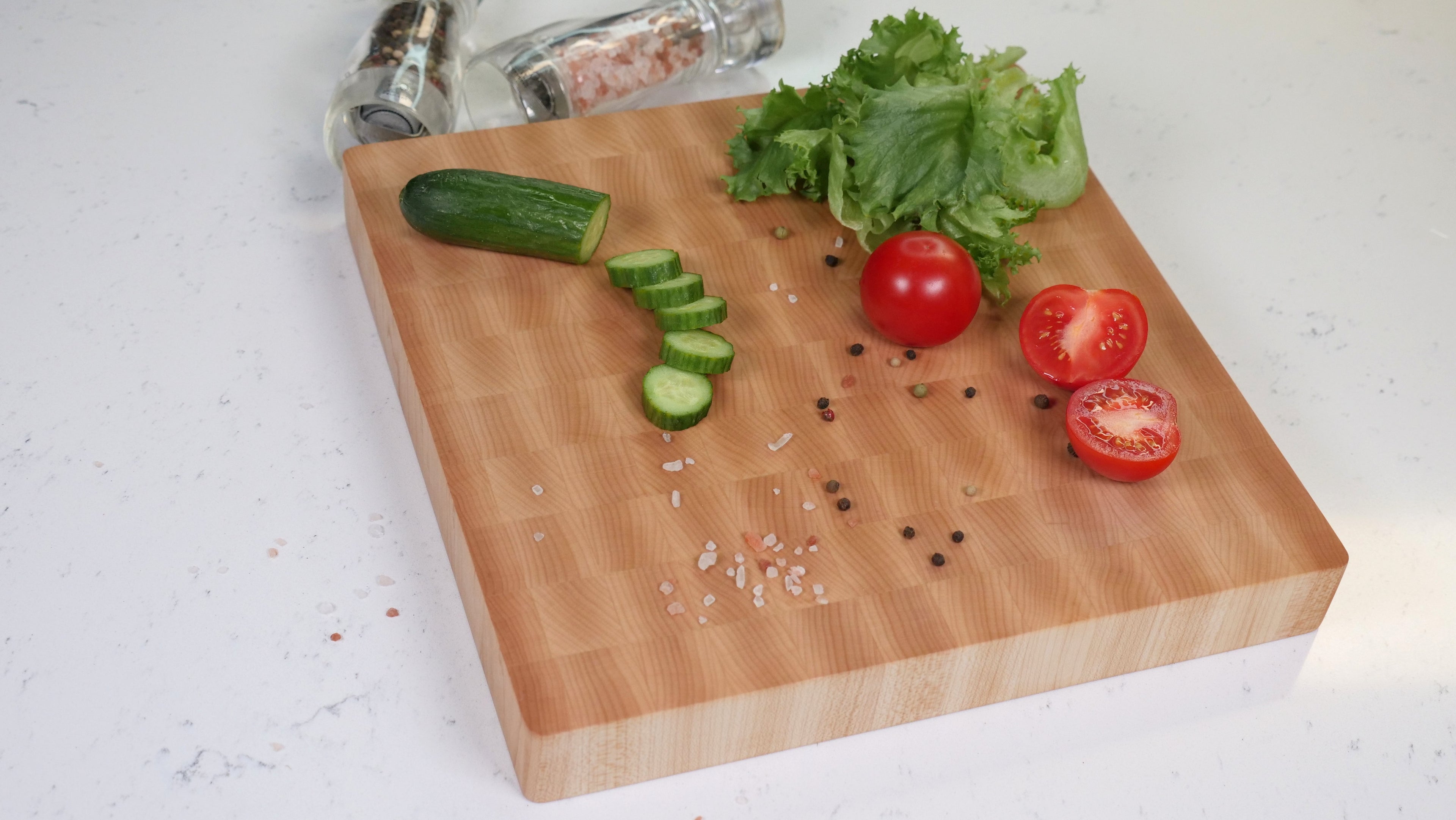 Square Maple End Grain Cutting Board