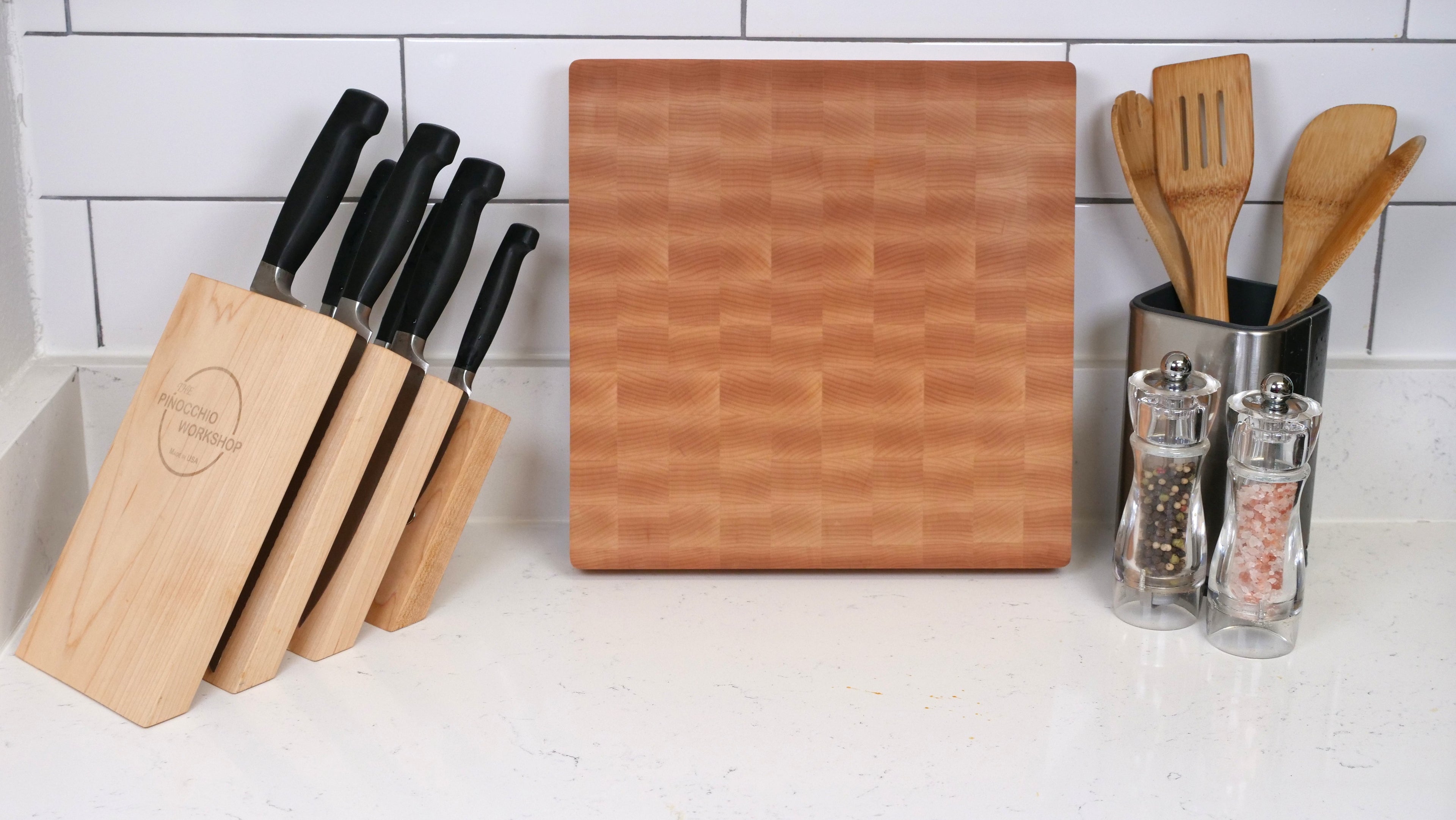 Square Maple End Grain Cutting Board