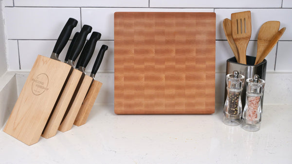 Square Maple End Grain Cutting Board
