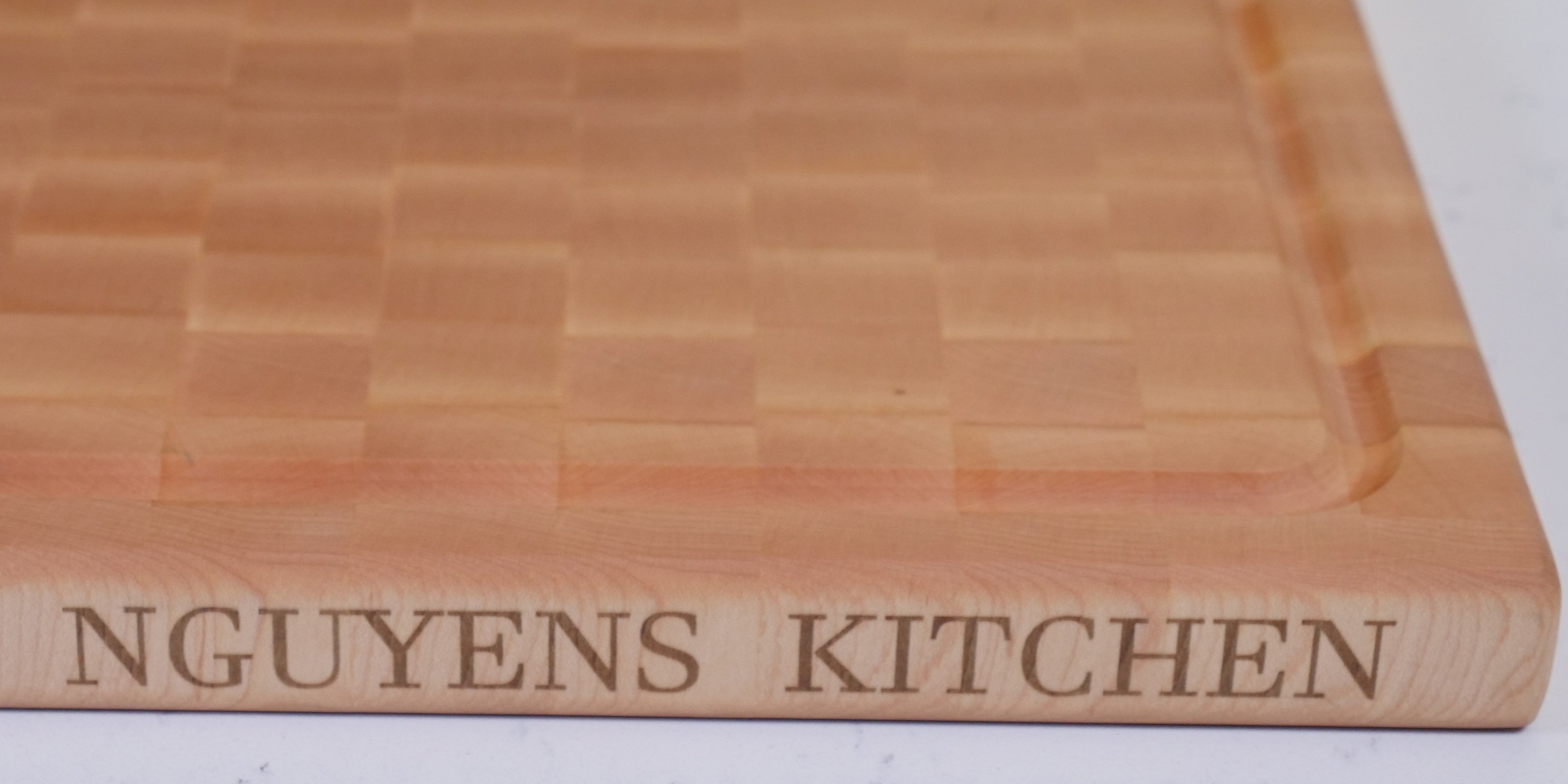Square Maple End Grain Cutting Board
