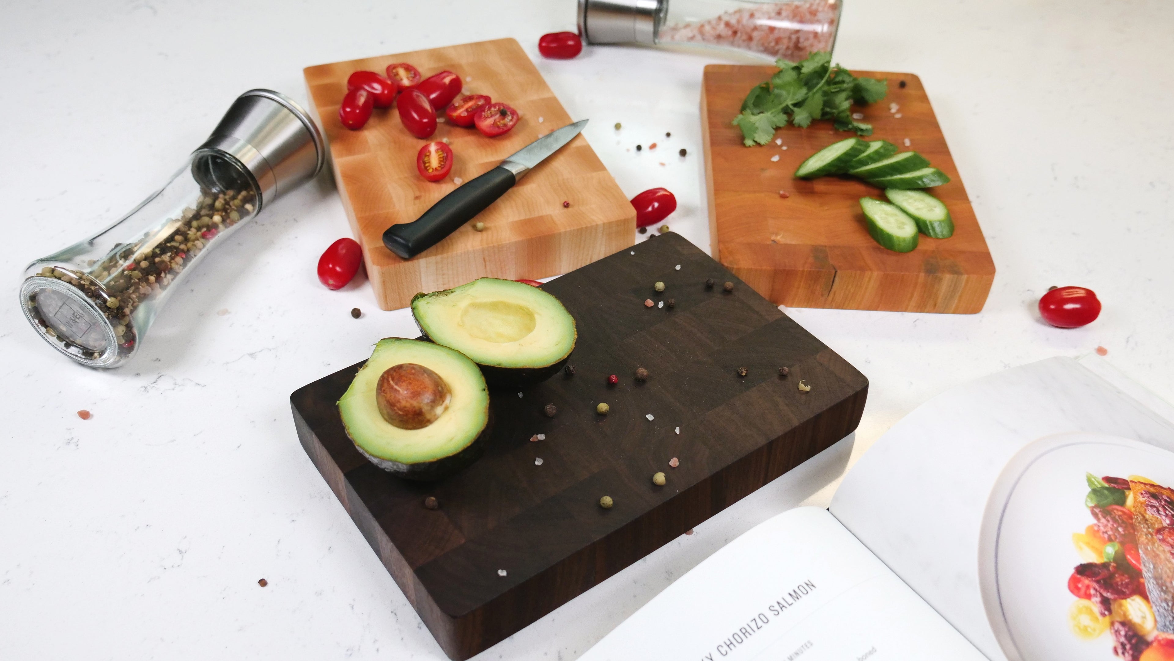 Mini End Grain Cutting Board, 6"x9"x1"