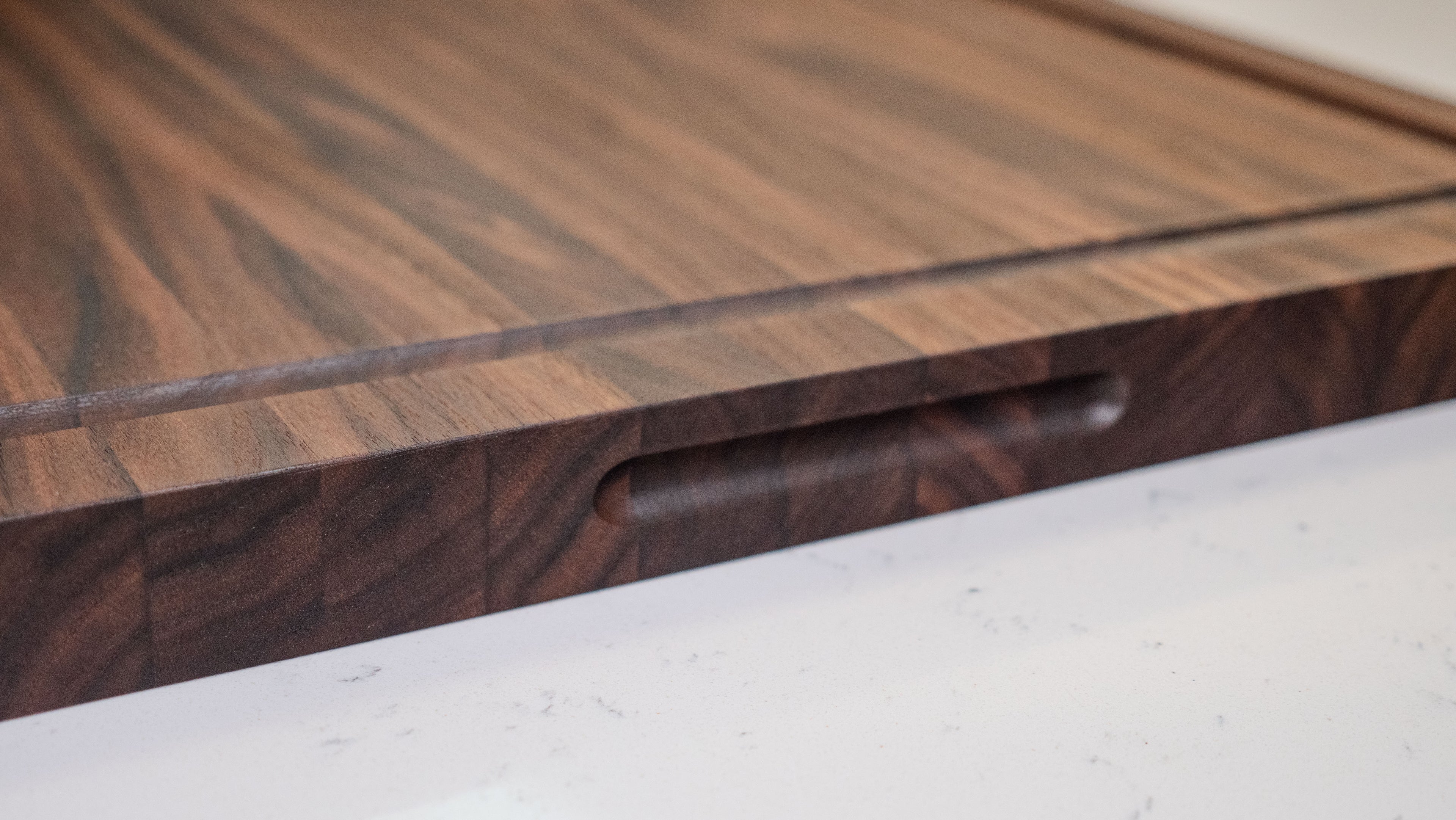 Extra Large Personalized Walnut Cutting Board, Reversible & Handcrafted in the USA (22" x 18" x 1.25")