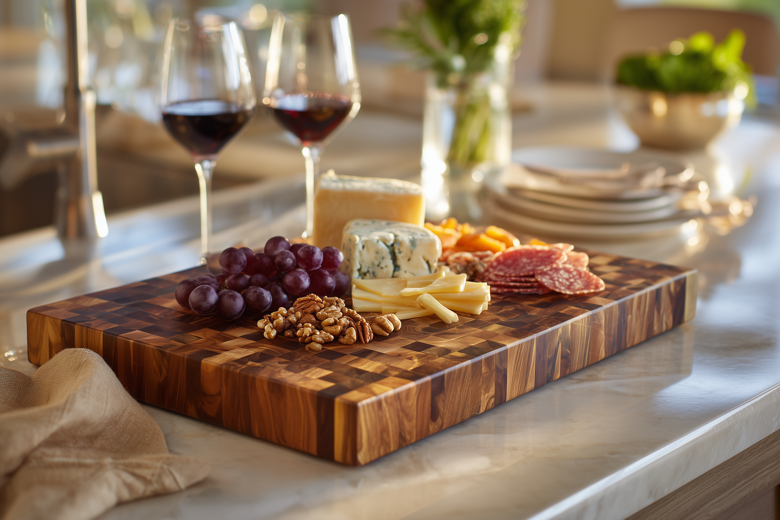 Walnut End Grain Cutting Board