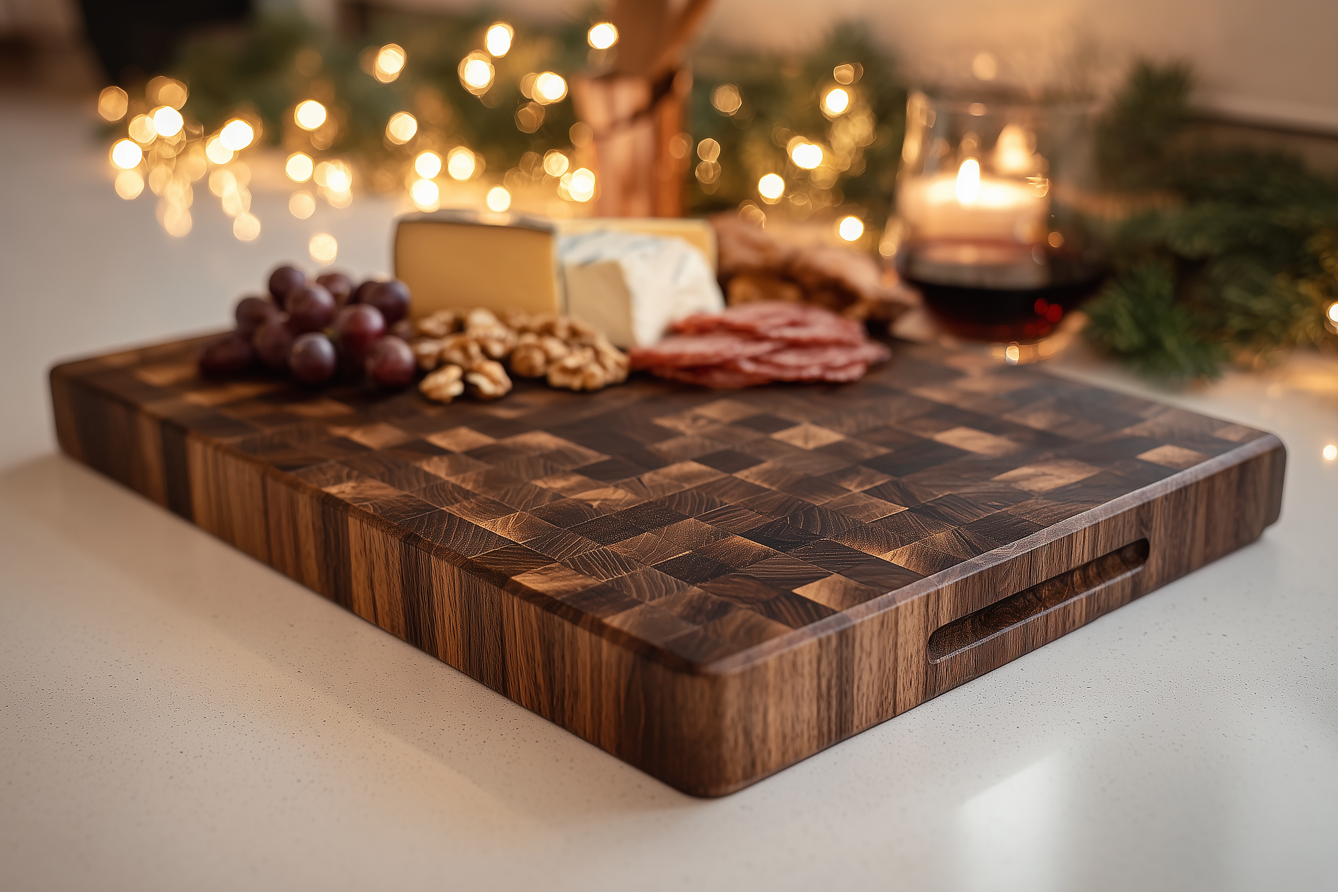 Walnut End Grain Cutting Board