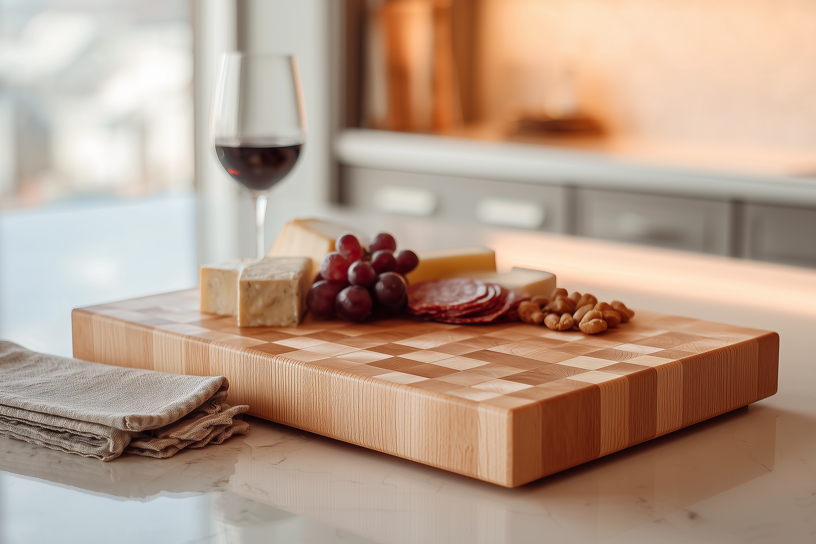 Maple End Grain Cutting Board