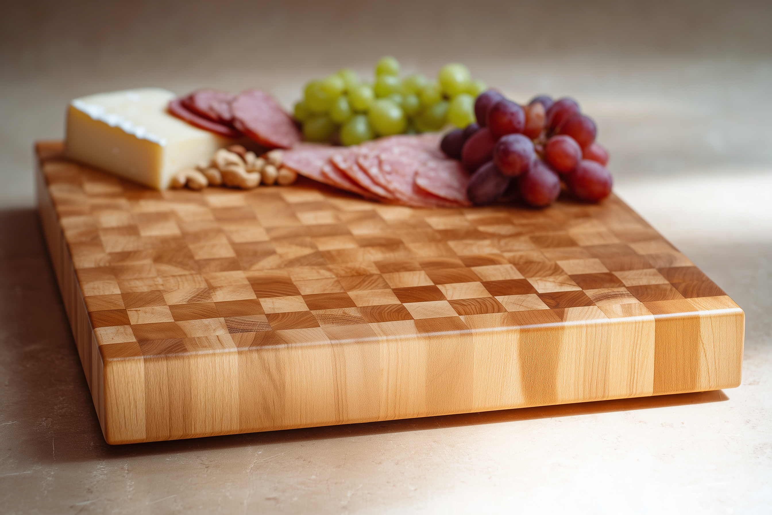 Square Maple End Grain Cutting Board
