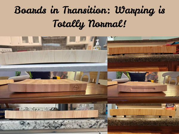 Understanding Warping in End Grain Cutting Boards &amp; How to Care for Them