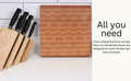 Mini End Grain Cutting Board, 6"x9"x1"