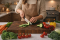 Walnut End Grain Cutting Board: Handmade USA Kitchen Art
