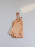 Solid Maple Paddle Cutting, Charcuterie, Serving Board  Organic Finish No Glue Non Toxic