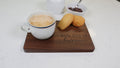 Small American Walnut Wood Serving Tray, Coffee & Cookies, Tea & Snacks Platter