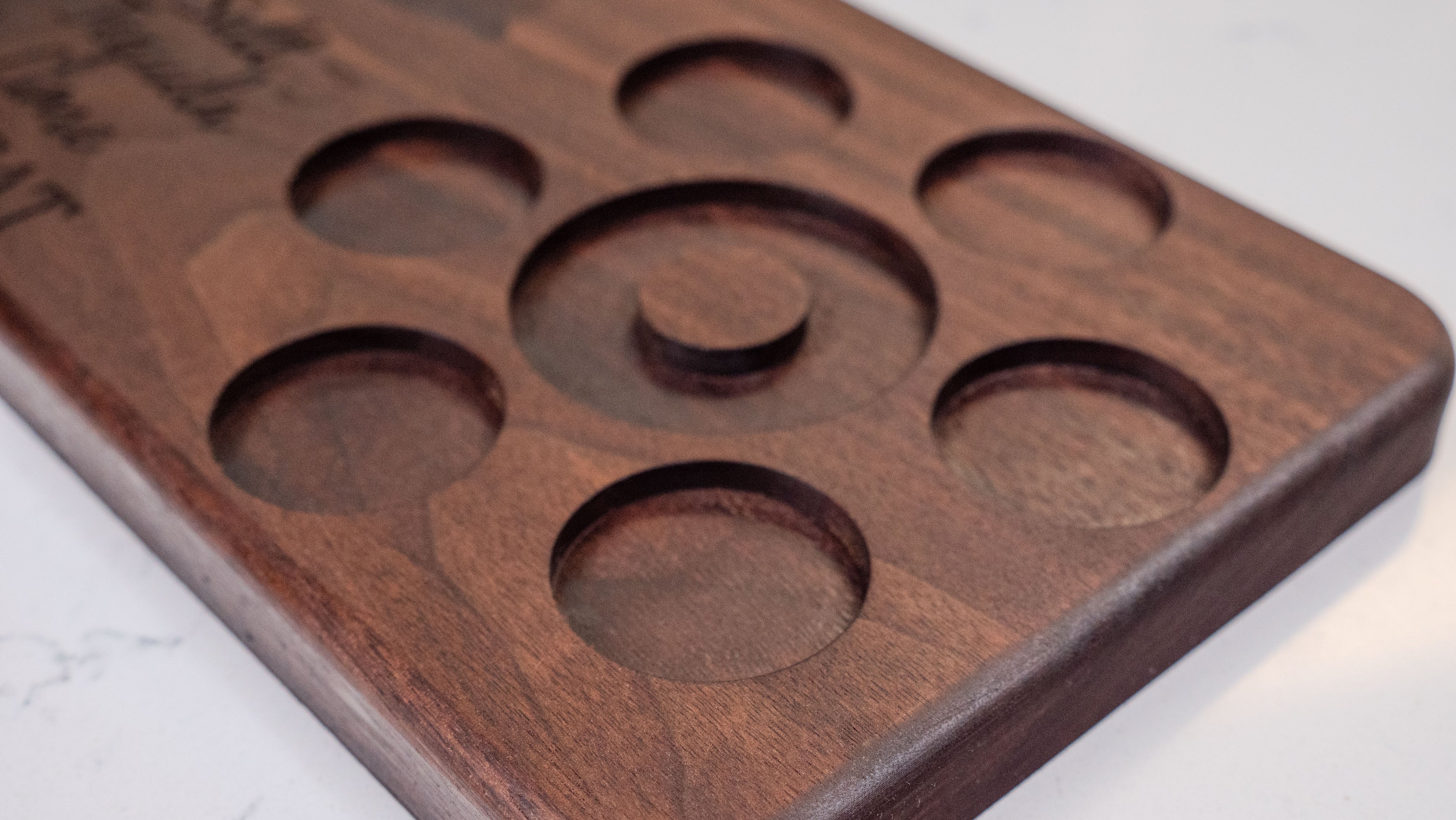 Personalized Walnut Tequila Board, Shot Serving Tray, Party Accessory