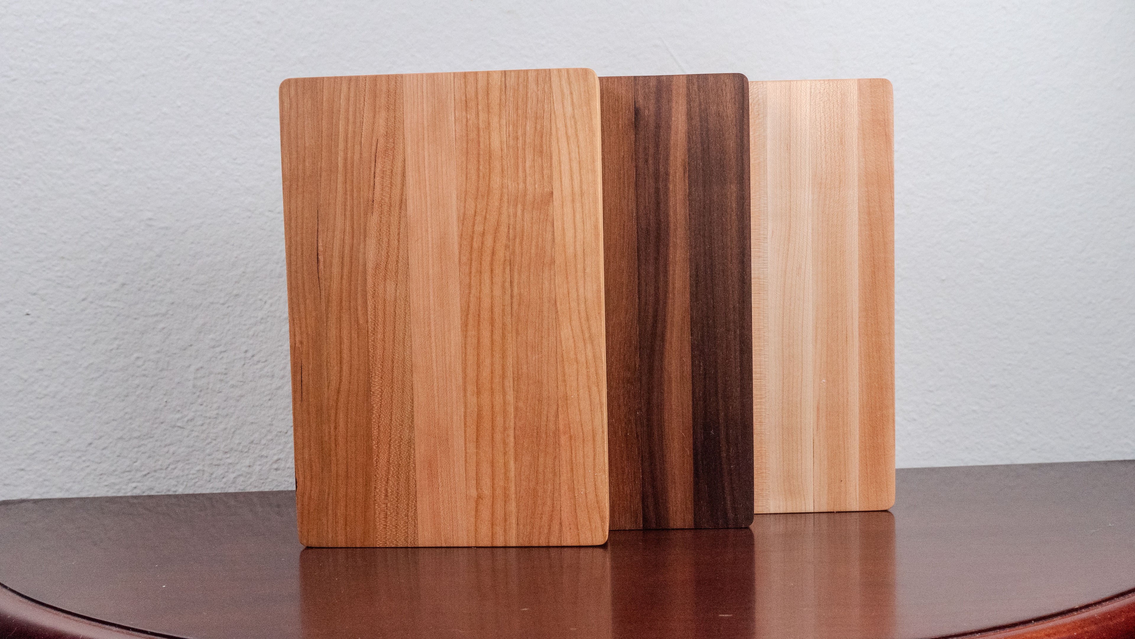 Mini Edge Grain Cutting Board: Walnut, Cherry, Maple - 6x9 Made in USA