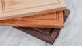 Solid One Piece Wood Cutting Board, No Glue, Organic Finish, Maple Cherry or Walnut