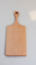 Solid Maple Paddle Cutting, Charcuterie, Serving Board  Organic Finish No Glue Non Toxic