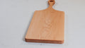 Solid Maple Paddle Cutting, Charcuterie, Serving Board  Organic Finish No Glue Non Toxic