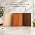 Solid One Piece Wood Cutting Board, No Glue, Organic Finish, Maple Cherry or Walnut